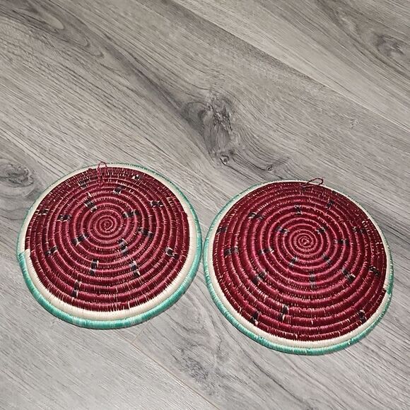 EUC Ethinic Set of 2 Wall Decor - Picture 3 of 5